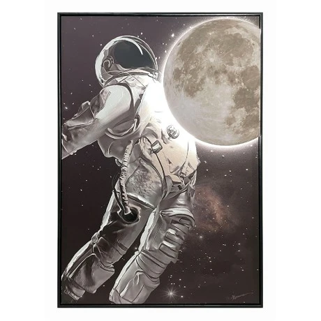 Painting on canvas Mallo Ι 3D Inart with frame 70x3.5x100cm