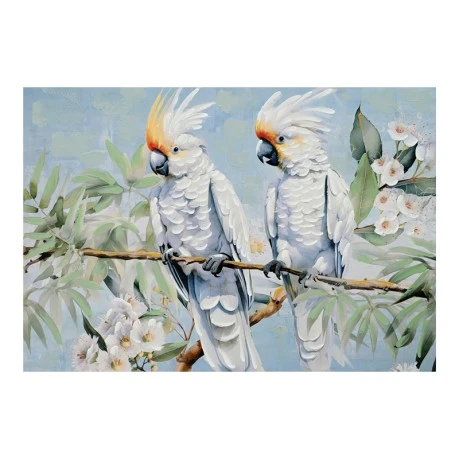 Canvas painting Parote Ι Inart 100x3x70cm
