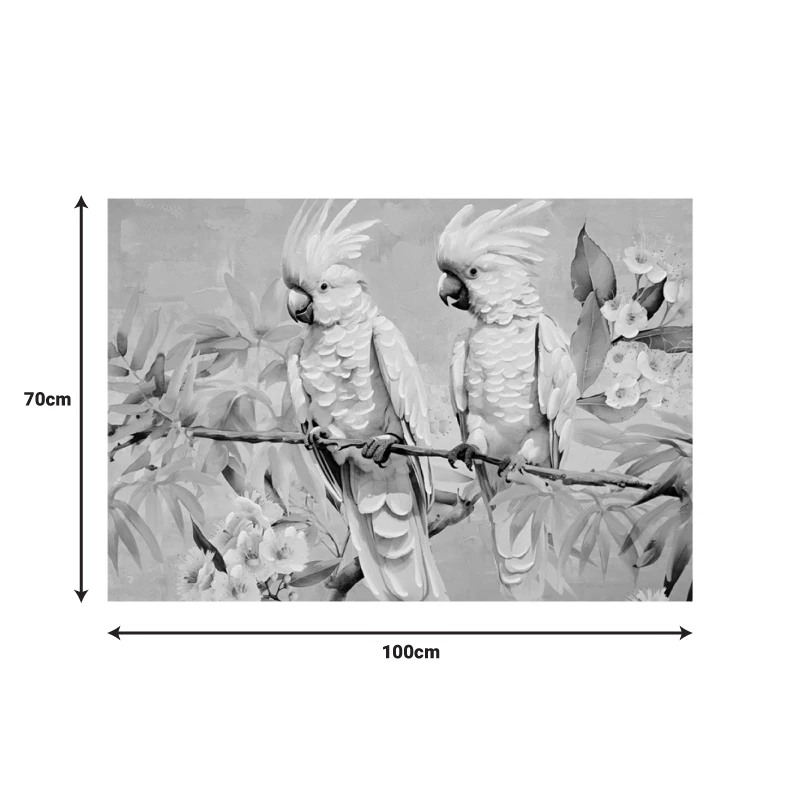Canvas painting Parote Ι Inart 100x3x70cm