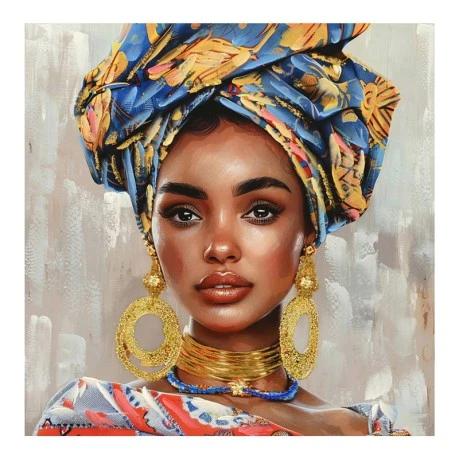 Turban 3D Inart canvas painting 80x3x80cm