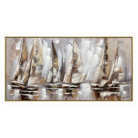 Painting on canvas Yelkan Ι Inart 120x3x60cm