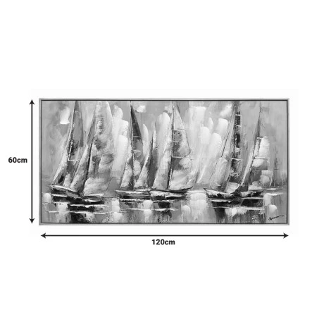 Painting on canvas Yelkan Ι Inart 120x3x60cm