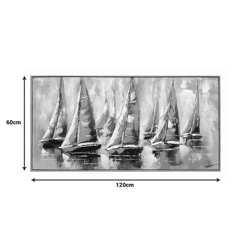 Painting on canvas Yelkan Inart with frame 120x3.5x60cm