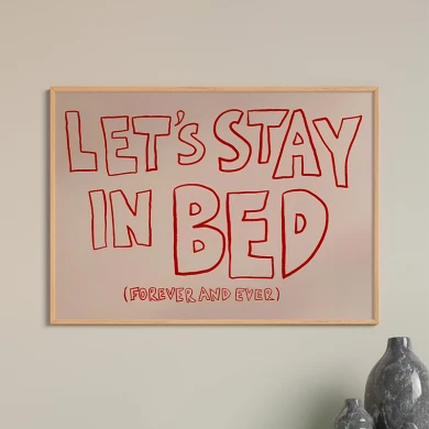 Πίνακας Slepery pakoworld με ψηφιακή εκτύπωση και πλαίσιο 48x1.5x33εκ