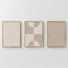 Wall art in frame Zenzia pakoworld triptyque with digital print 33x1.5x48cm
