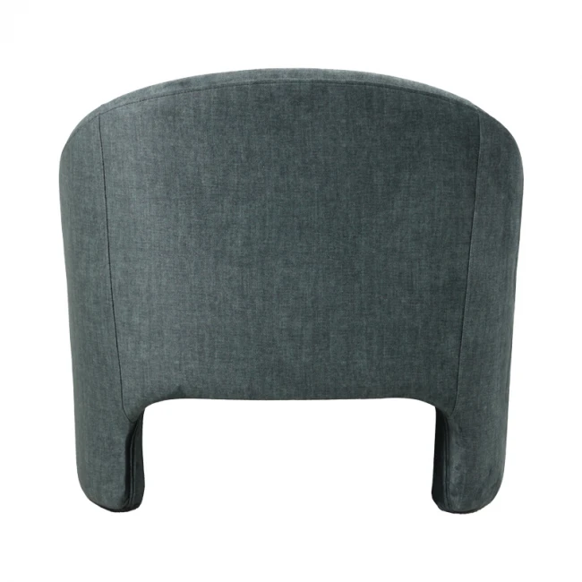 Armchair Berza pakoworld charcoal fabric 76x76x71cm