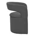 Cocon armchair pakoworld anthracite fabric 58x58x80cm