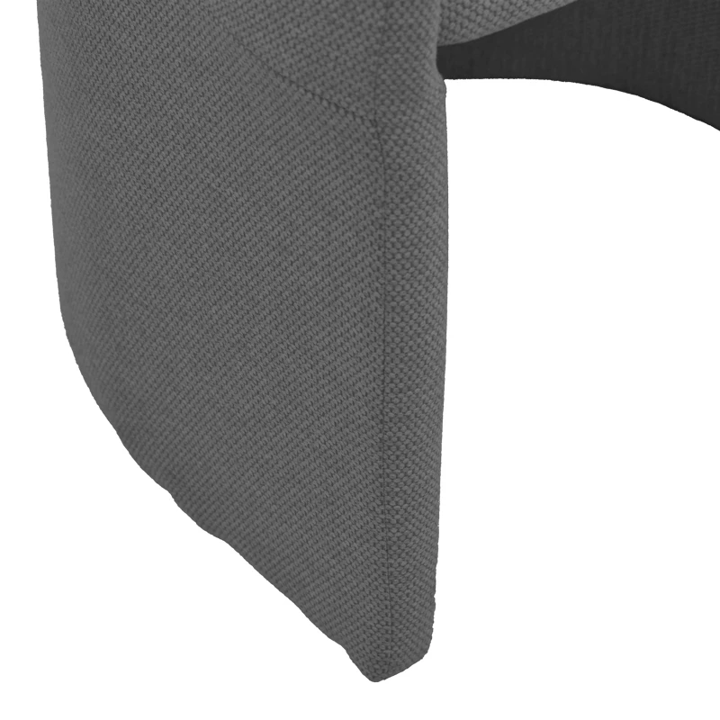 Cocon armchair pakoworld anthracite fabric 58x58x80cm