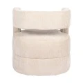 Armchair Coconda pakoworld beige fabric 63x68x71cm
