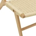 Armchair Filippo pakoworld natural beech wood-natural rope 68x69x74cm