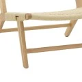 Armchair Filippo pakoworld natural beech wood-natural rope 68x69x74cm
