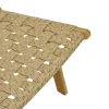 Foldere pakoworld armchair natural teak wood pe rope 65x78x68cm