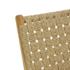 Foldere pakoworld armchair natural teak wood pe rope 65x78x68cm