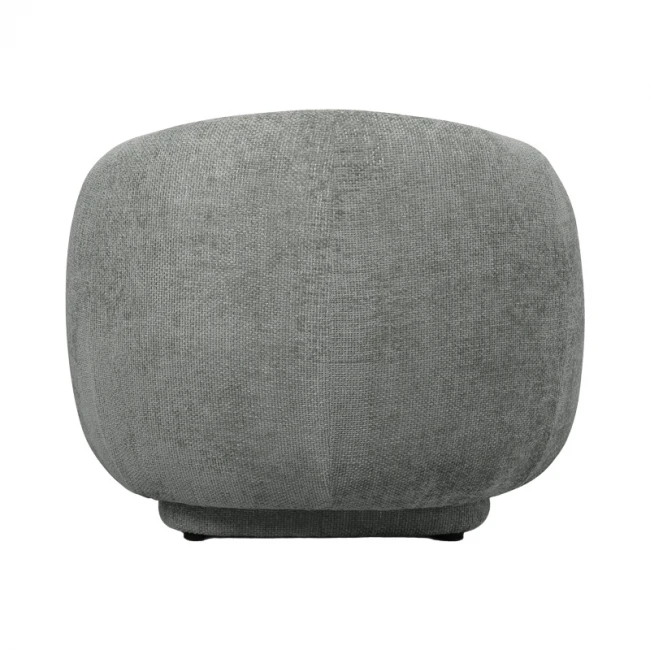 Armchair Freya pakoworld light gray fabric 93x87x76cm
