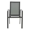 Garden armchair Dashiell  pakoworld metal black textilene black 71x58x94cm