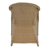 Garden armchair Hadrian pakoworld rattan brown-textilene beige 57x70x85cm