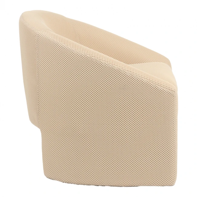 Armchair Mordak pakoworld beige  fabric 82x72x74cm