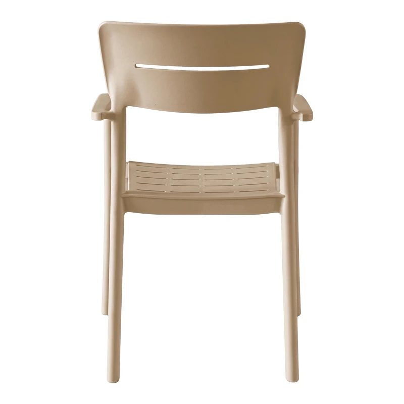 Armchair Pilma pakoworld cappuccino PP 57x54x82cm