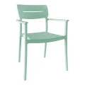 Armchair Pilma pakoworld mint PP 57x54x82cm