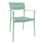 Armchair Pilma pakoworld mint PP 57x54x82cm