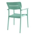 Armchair Pilma pakoworld mint PP 57x54x82cm