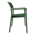 Armchair Pilma pakoworld dark green PP 57x54x82cm