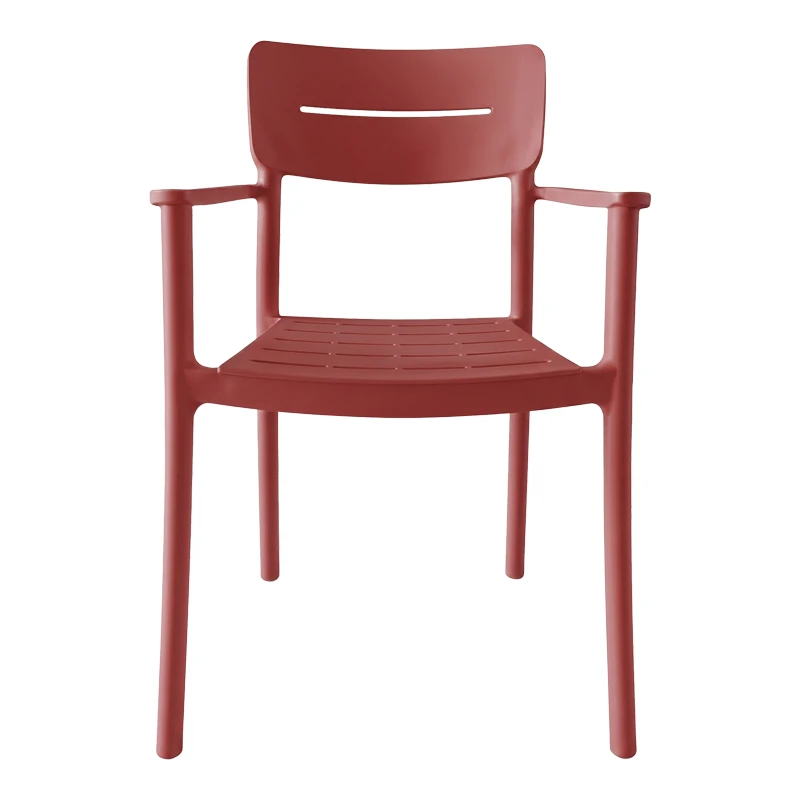 Armchair Pilma pakoworld burgundy red PP 57x54x82cm
