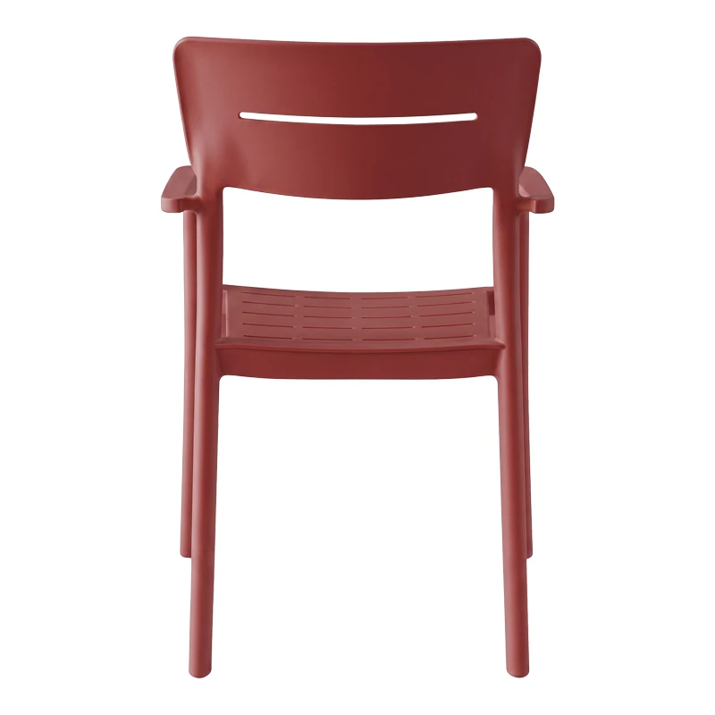 Armchair Pilma pakoworld burgundy red PP 57x54x82cm