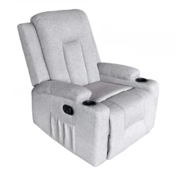 Relax armchair Gessel pakoworld fabric in grey-beige  80x90x98cm