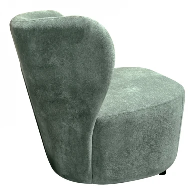 Veridian pakoworld fabric armchair in pistachio shade 63x70x66cm