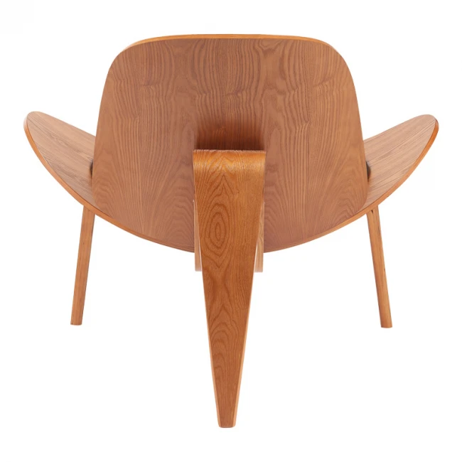 Πολυθρόνα Vilma pakoworld PU μαύρο- plywood καρυδί 90x76.5x74.5εκ