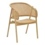 Wenzy armchair pakoworld natural solid wood toon 59x61x78cm