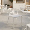 Zelma pakoworld pp armchair in white shade 55x53x73cm