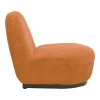 Zenny armchair pakoworld fabric in terracotta color 64x85x68cm
