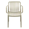 Πολυθρόνα Zoi pakoworld pp cappuccino 54x57.5x79εκ