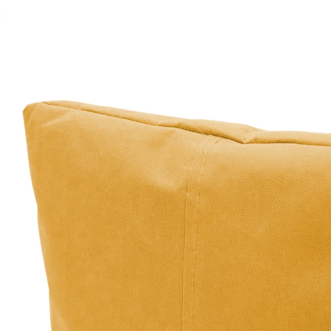 Bean bag armchair Norm pakoworld fabric 100% waterproof dark yellow
