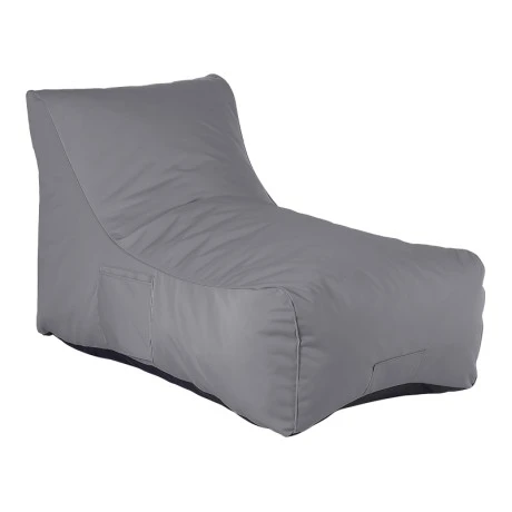 Professional bean bag lounger Otenda pakoworld in anthracite color 67x110x65cm