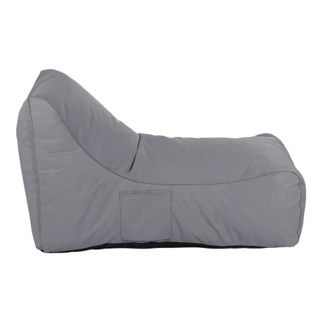 Professional bean bag lounger Otenda pakoworld in anthracite color 67x110x65cm