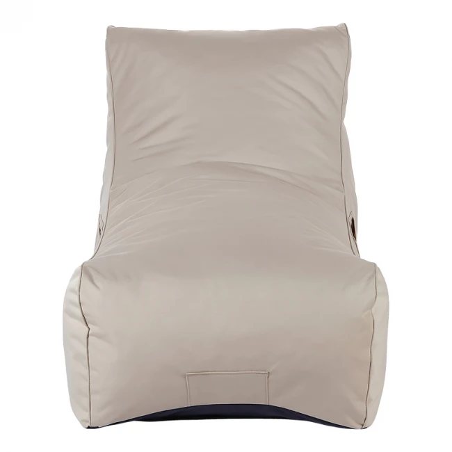 Πουφ ξαπλώστρα επαγγελματικό Otenda pakoworld αδιάβροχο σε μπεζ απόχρωση 67x110x65εκ