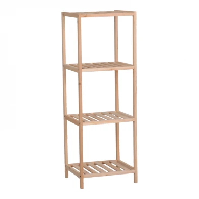 Floor shelf Zendia pakoworld fir wood in natural color 35x30x100cm