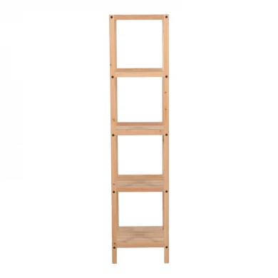 Floor shelf Zendia pakoworld fir wood in natural color 35x30x130cm
