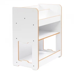 Ραφιέρα Seagull pakoworld λευκό mdf 57x34x70εκ Ραφιέρα Seagull pakoworld λευκό mdf 57x34x70εκ