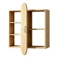 Ραφιέρα τοίχου Jonna pakoworld sonoma MDF 60x10x80εκ