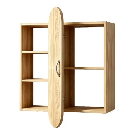 Ραφιέρα τοίχου Jonna pakoworld sonoma MDF 60x10x80εκ