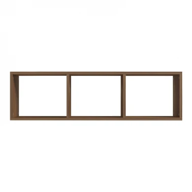 Ραφιέρα τοίχου Mikoro pakoworld σε φυσική απόχρωση 90x22x25.6εκ