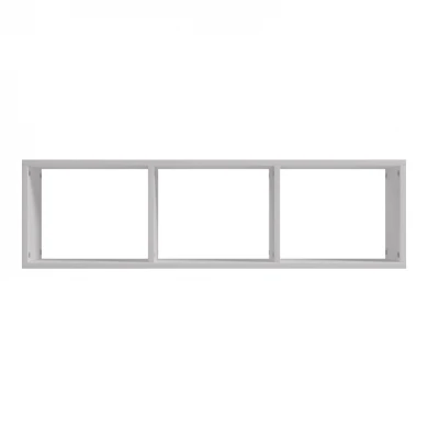 Ραφιέρα τοίχου Mikoro pakoworld σε λευκή απόχρωση 90x22x25.6εκ