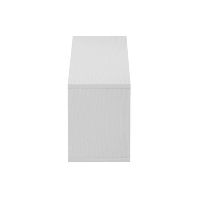 Ραφιέρα τοίχου Mikoro pakoworld σε λευκή απόχρωση 90x22x25.6εκ