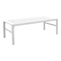 Gardenly Ι pakoworld lounge set 4pcs aluminum in white color with grey-beige cushions