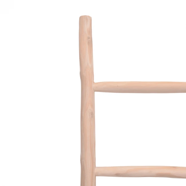 Morjeve pakoworld ladder natural color teak wood 45x6x150cm