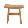 Σκαμπό Borbe pakoworld teak ξύλο σε φυσική απόχρωση 45x28x45εκ
